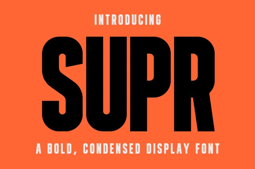 Bold Uppercase Display Typeface
