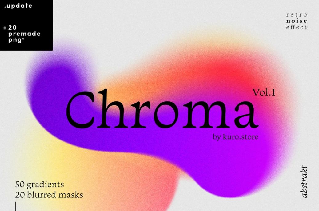 Chroma Gradient Display Textures