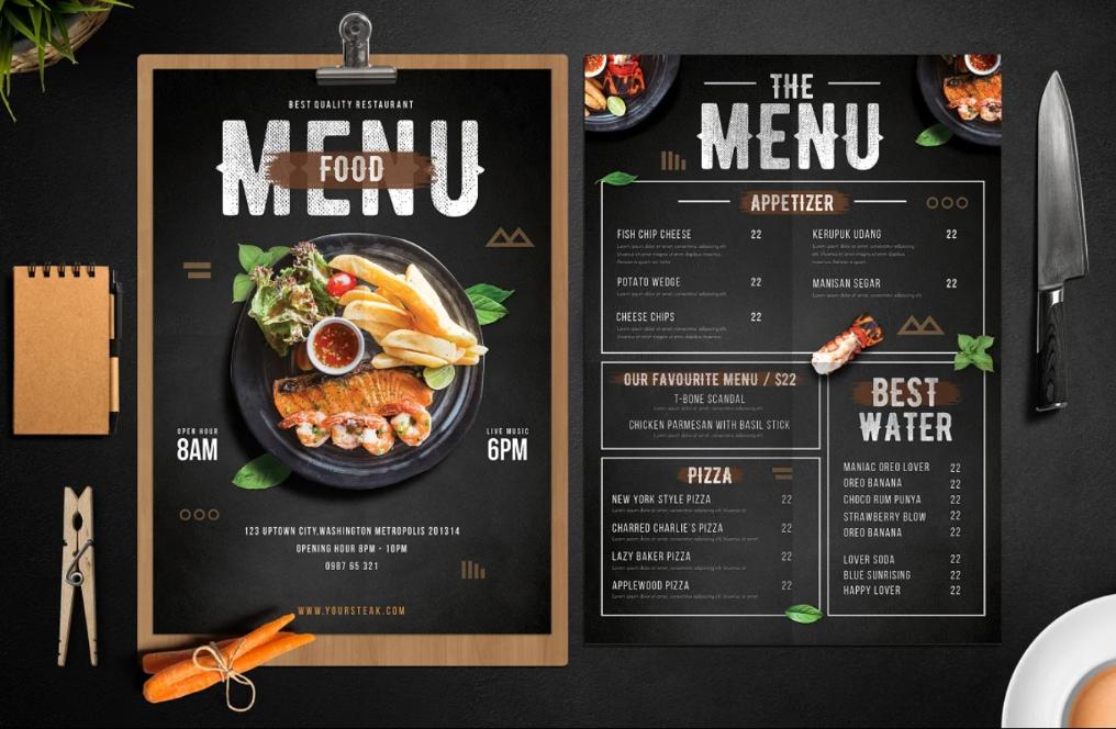 Classic Food Menu Template