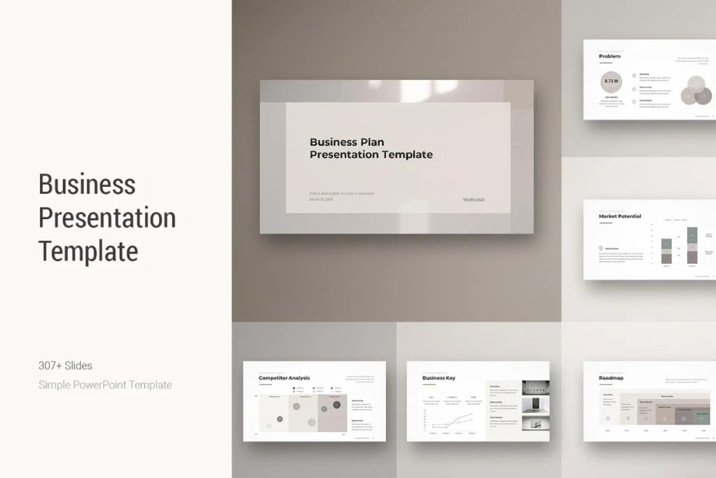 Clean Business Presentation Slides