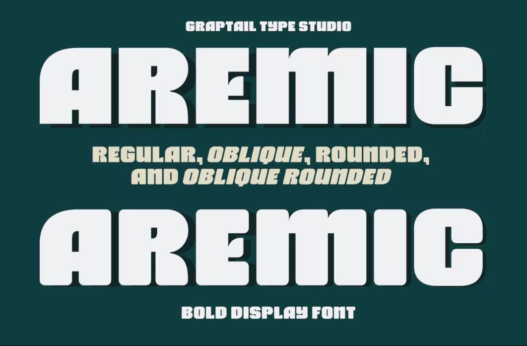 Creative Bold Display Typefaces