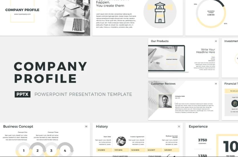 Creative Company Profile Slides