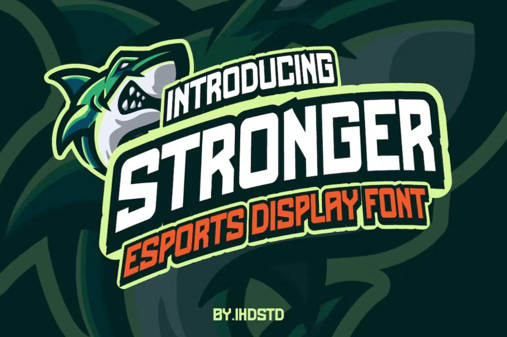 Creative E Sports Logo Font