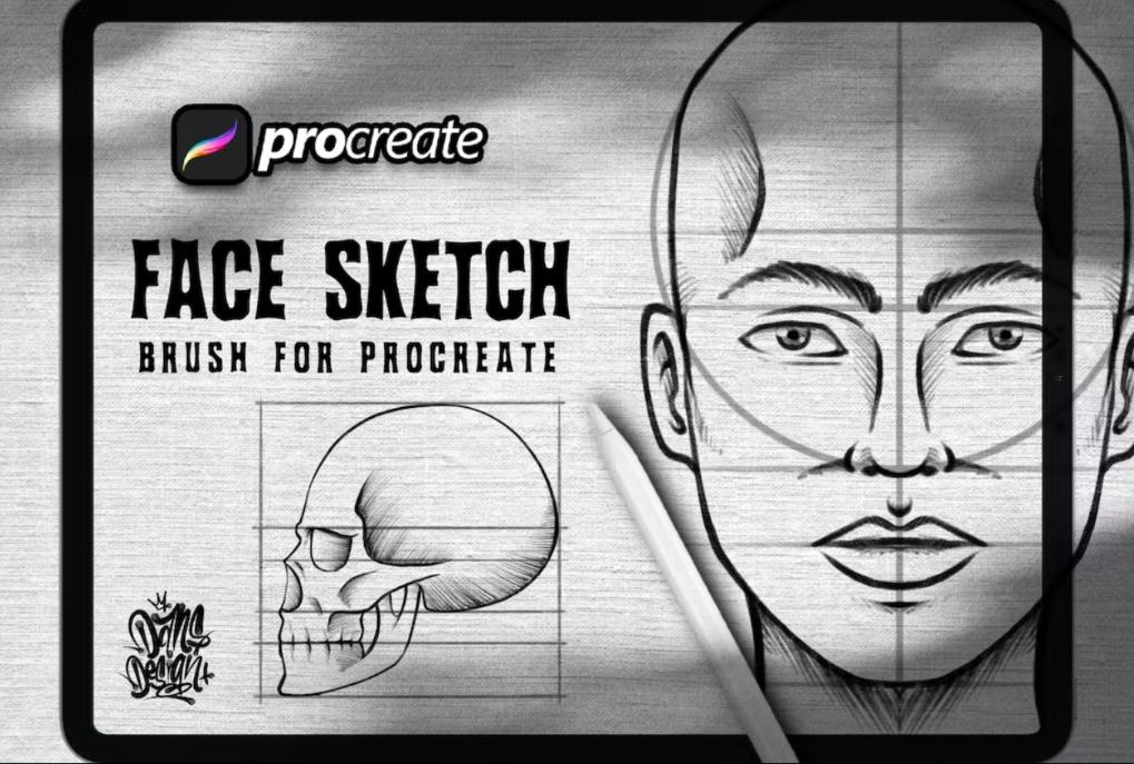 Creative Face Sketch Brushe