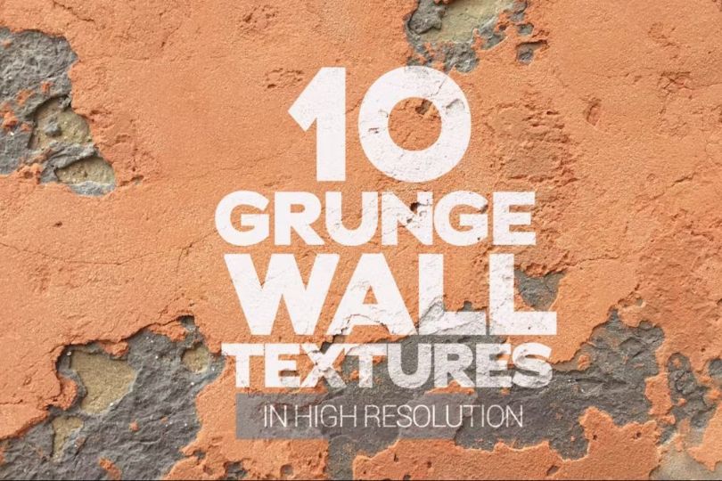 Creative Grunge Wall Textures Set