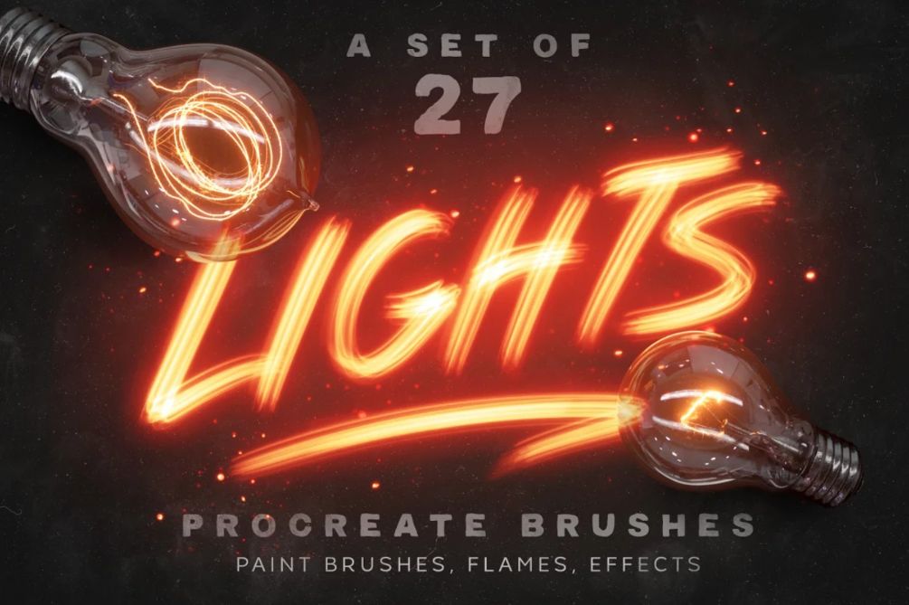 Creative Lights Procreate Brushes