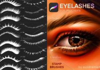 Eyelash Brushes Procreate