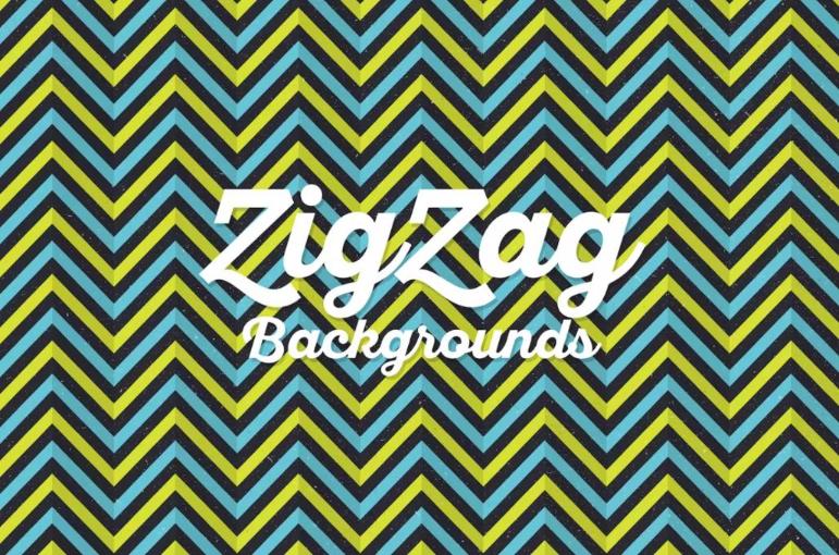 Creative Retro Zig Zag Background