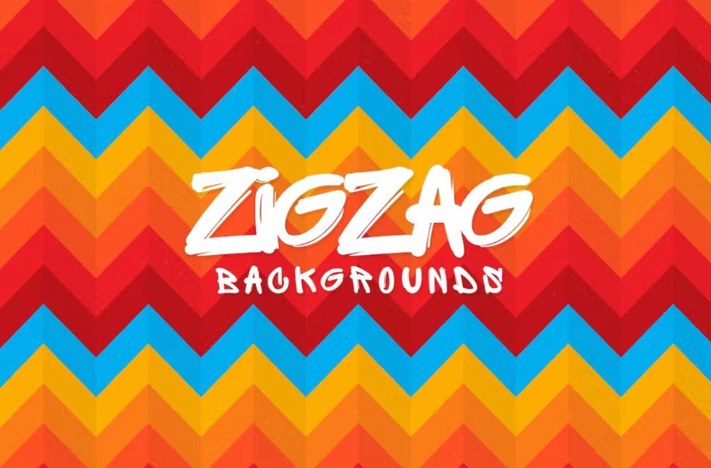 Creative Zig Zag Backgrounds