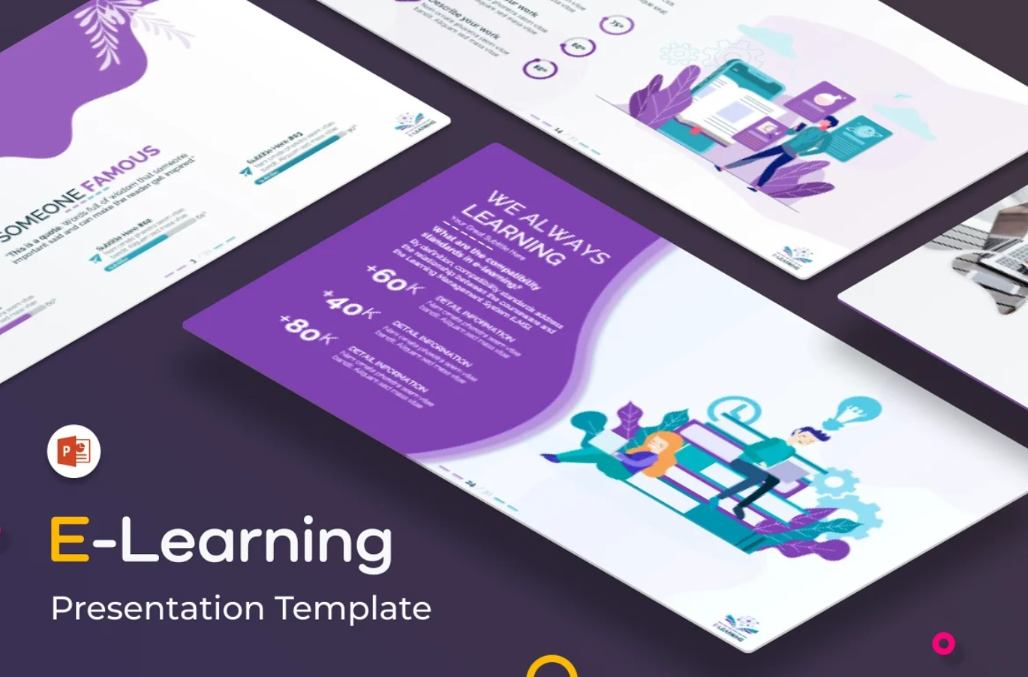 E Learning PPT Template