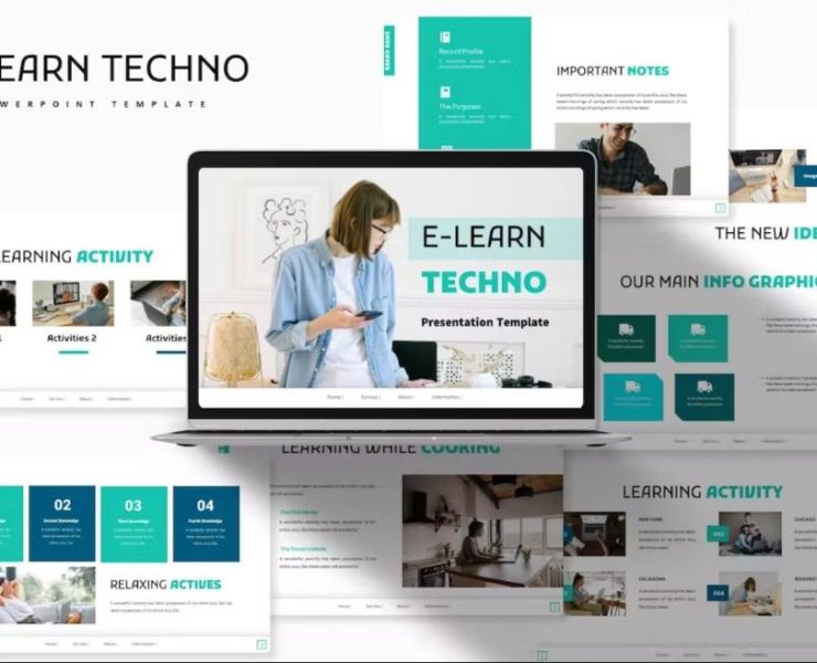 E*Learning PowerPoint Template