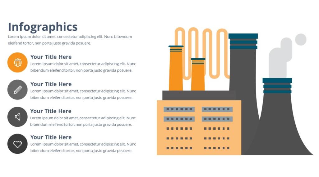 Editable Infographic Presentation Slide