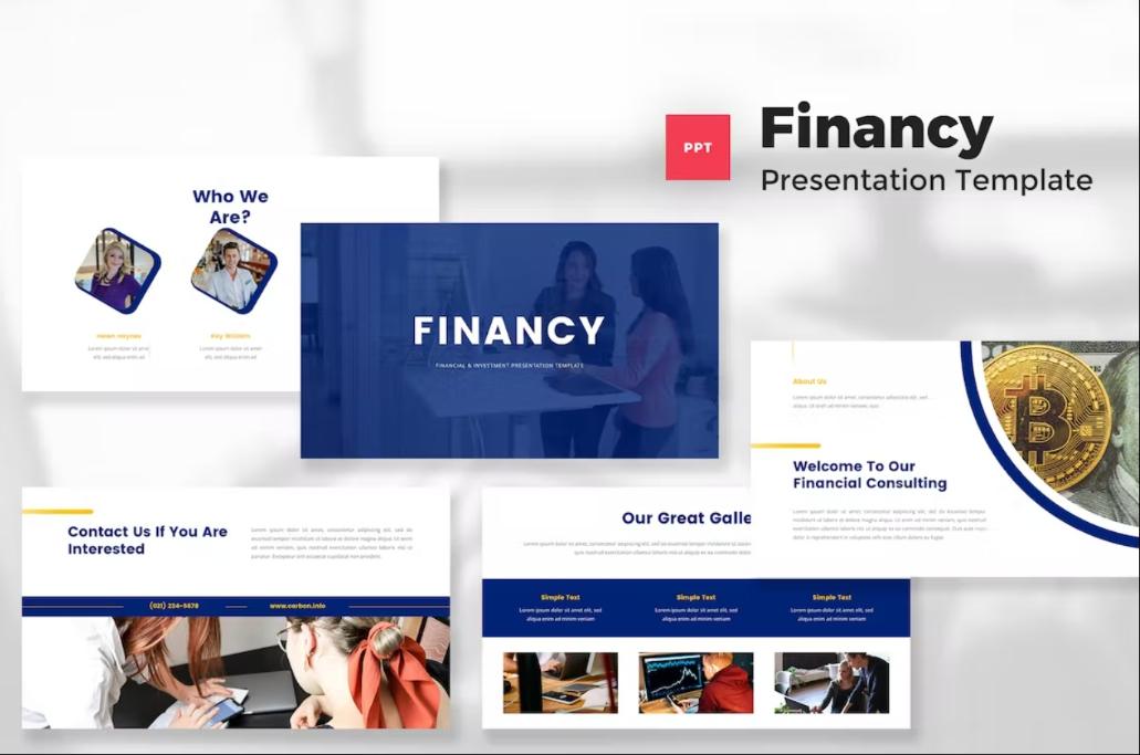 Financial Investment PowerPoint Templates
