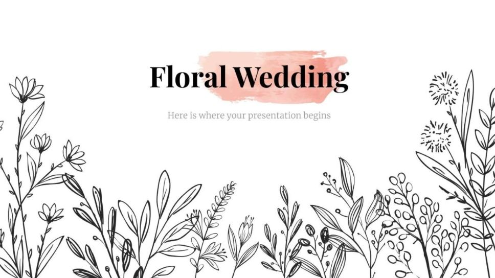 Floral Style Wedding Presentations