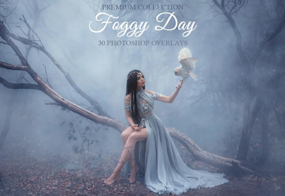 Foggy Day Photoshop Overlays