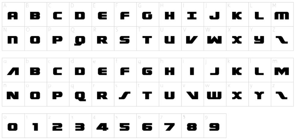 Free Blocky Typeface Designs