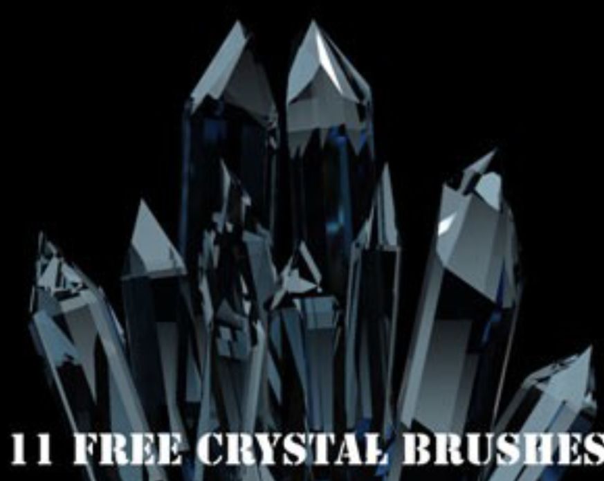 Free Clear Crystal Brushes