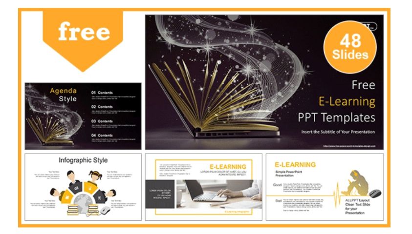 Free E Learning PPT Slides