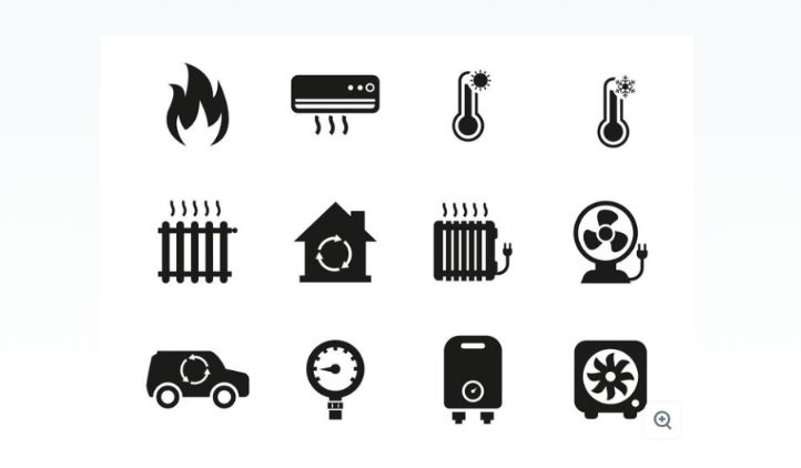 Free Heating and Cooling icons