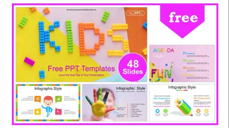 Free Kids Block Presentation Slides