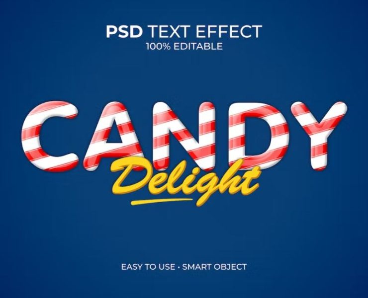 Candy text Effect