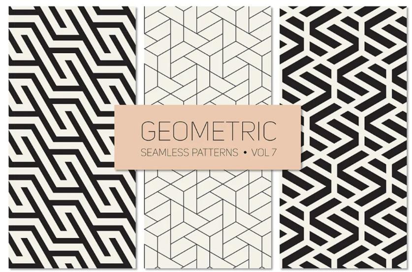 Geometric Seamless Pattern Designs