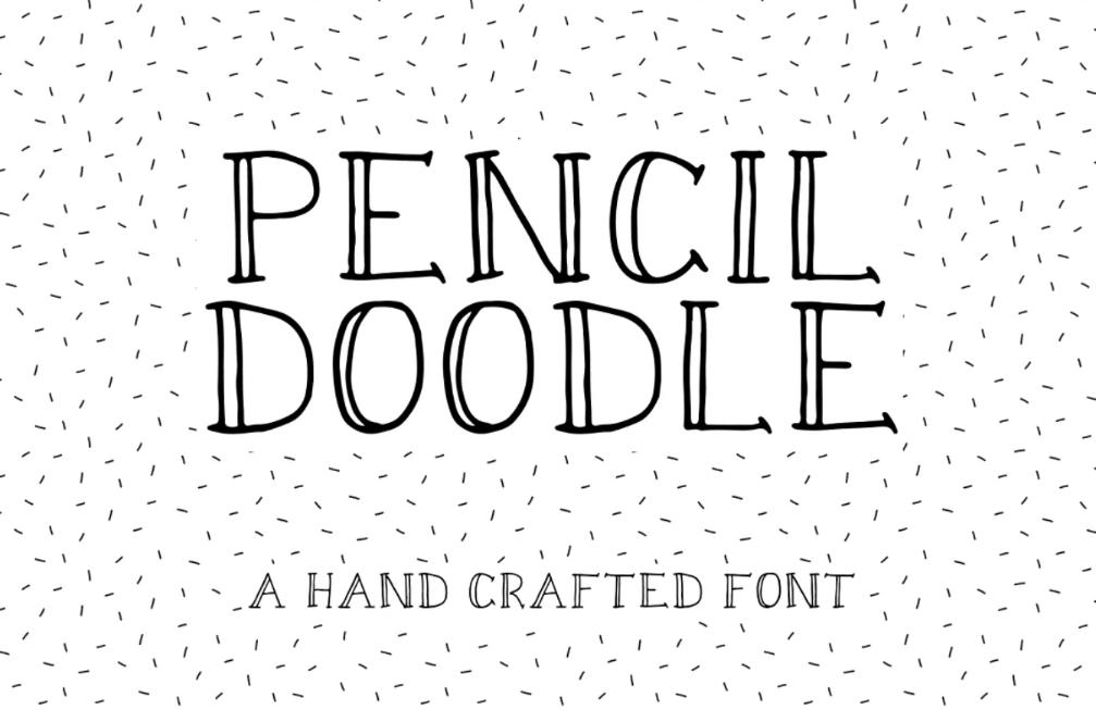Hand Crafted Vector Doodle Font