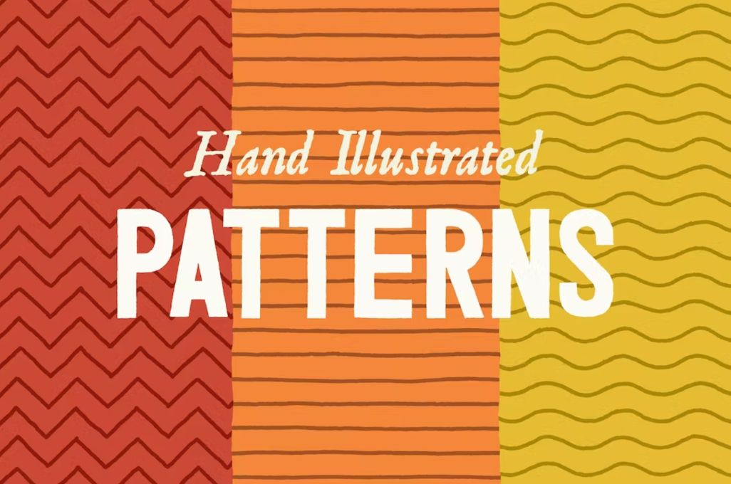 Hand Illustrated Pattern Vecttors