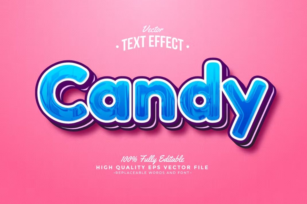 Layered Candy Text Effect