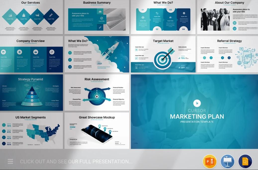 Marketing Pkan PowerPoint Slides