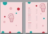 Ice Cream Menu Template