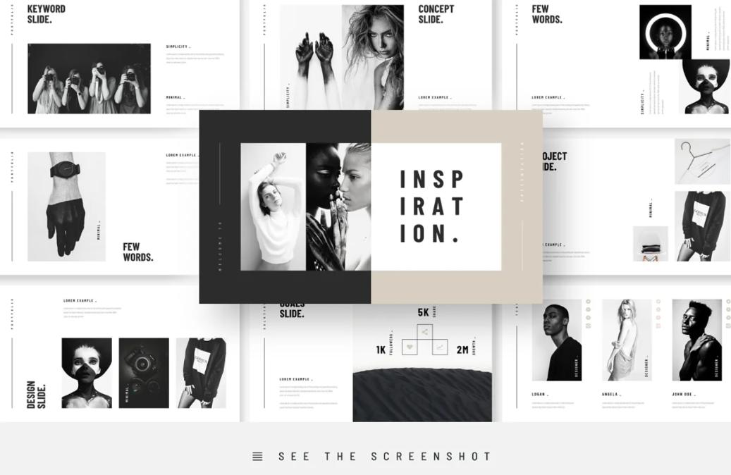 Minimal PowerPoint Template Set