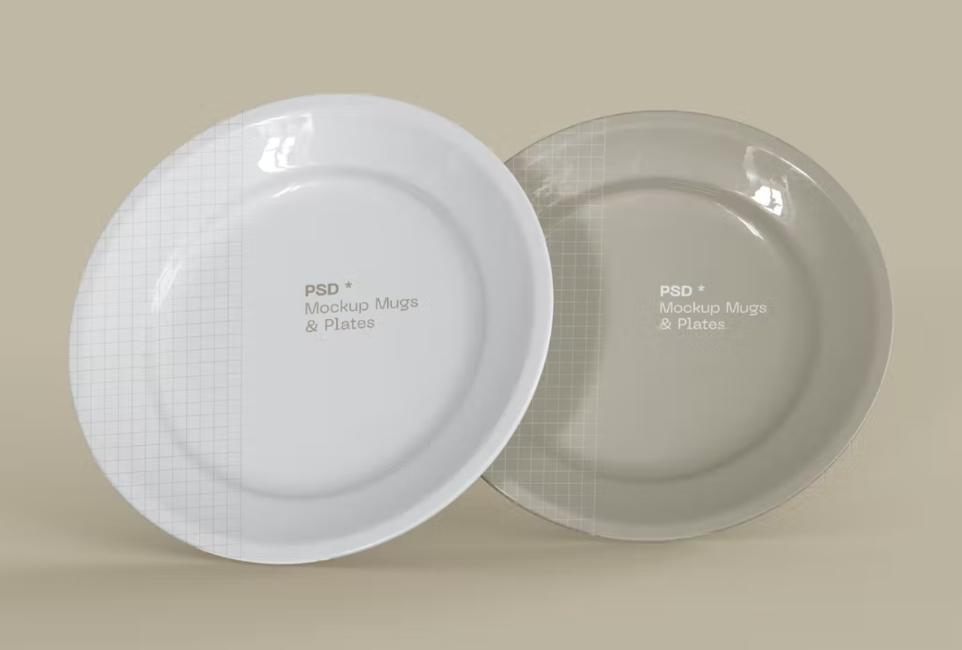 Porcelain Dish Mockups PSD