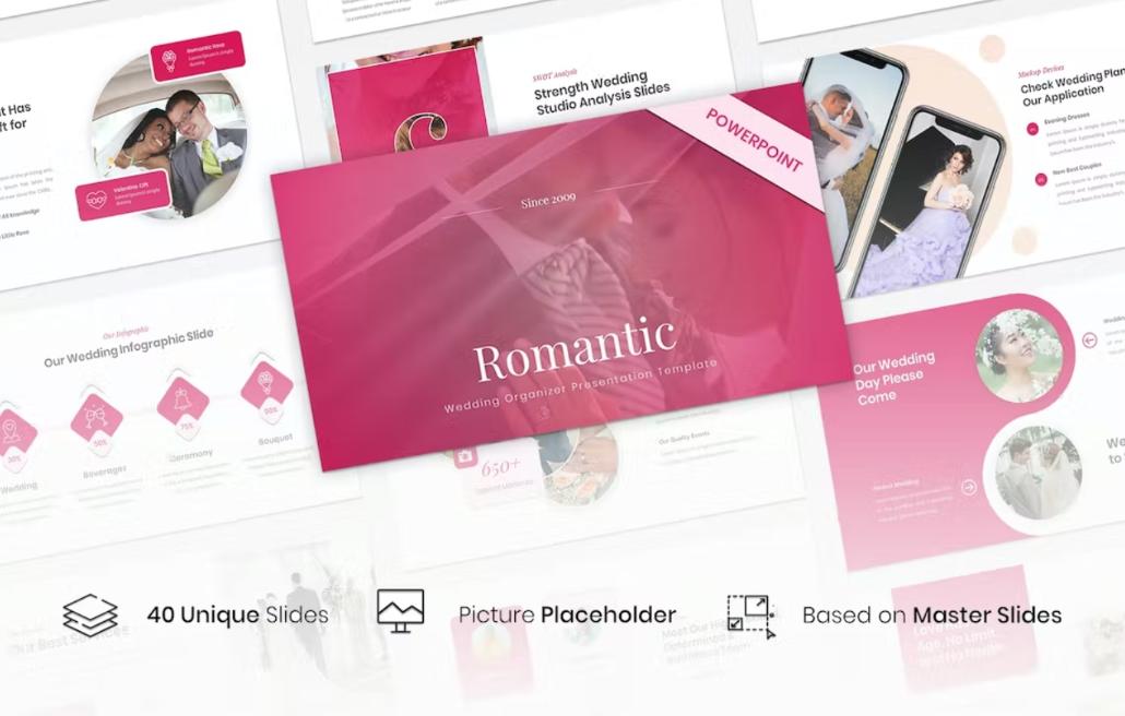 Romantic Style PowerPoint Template