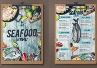 Seafood Menu Template