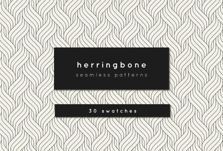 Seamless Herringbone Pattern Designs