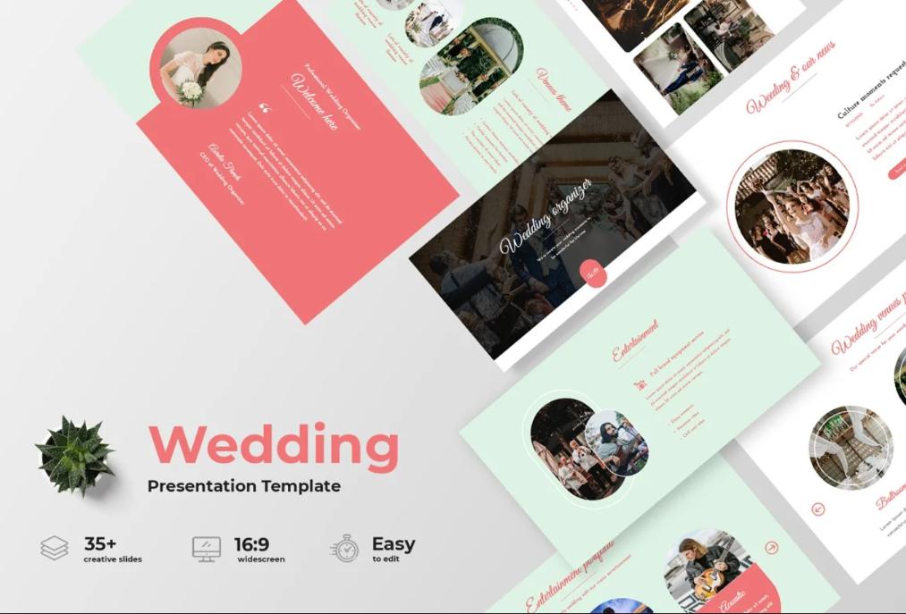 Wedding Google Slide Templates