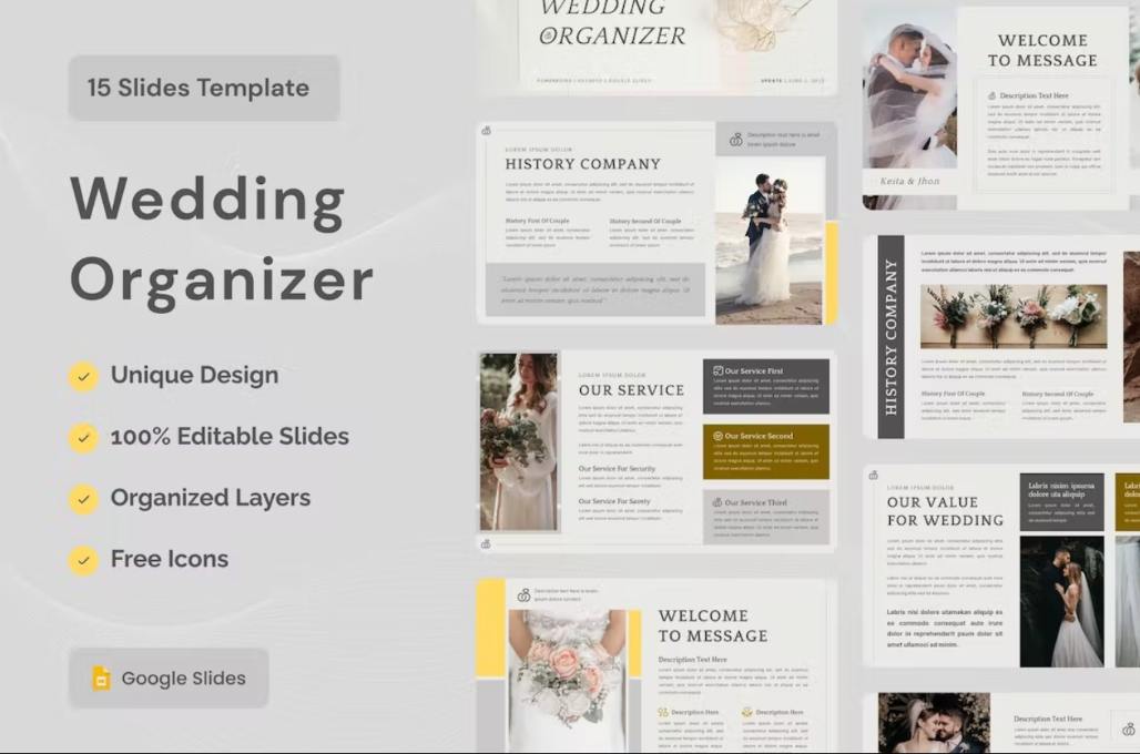 Wedding Organizer Presentation Slides