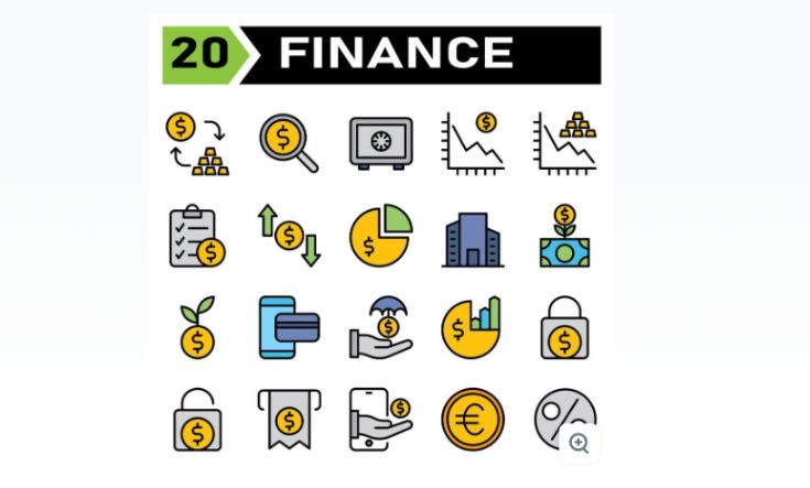 20 Unique Finanace Icons Set