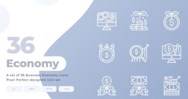 Business management Icons Set