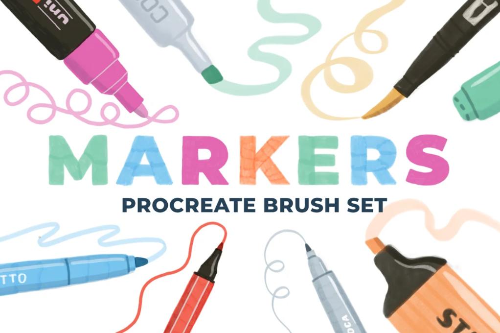 Artistic Marker Brushes Set