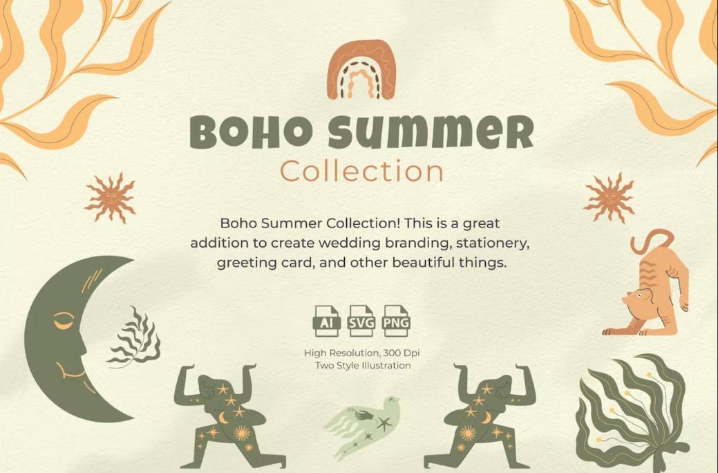 Boho Summer Design Collection 