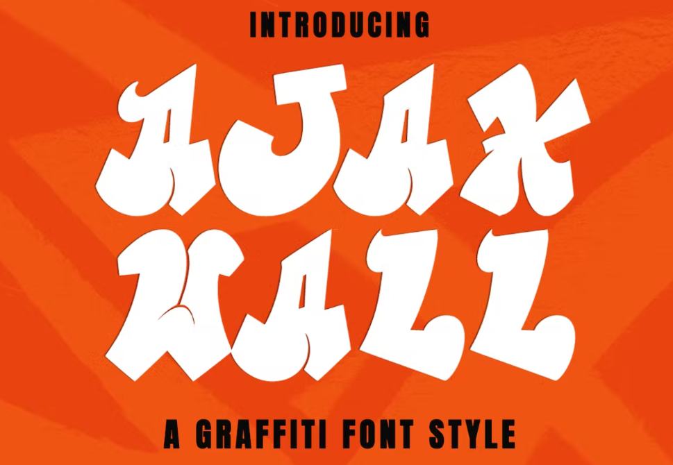 Bold Graffiti Display Typeface