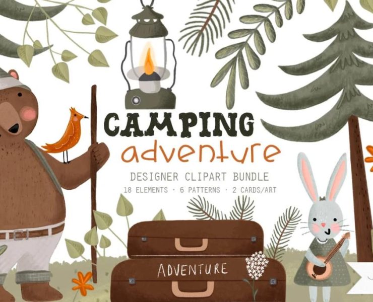 15+ Camping Illustrations Ai Free Download
