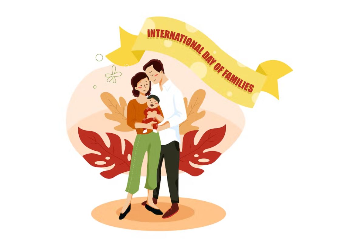 Colorful International Family Day Vector