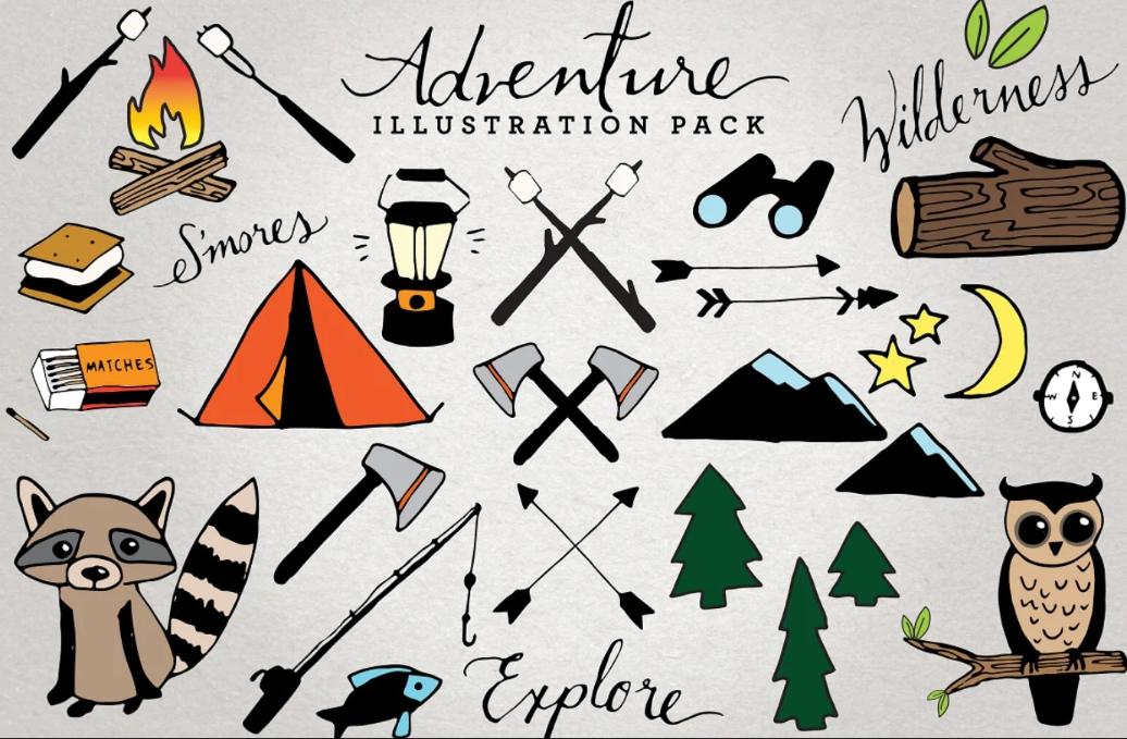Creative Explorers Illustrations Set