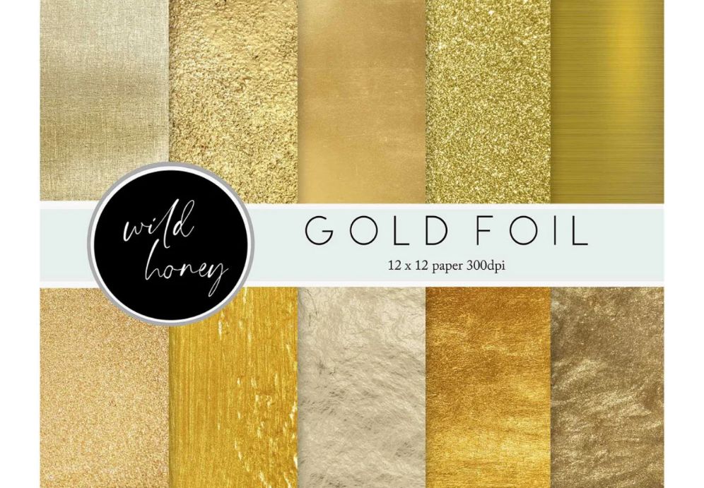 Creative Gold Foil Paper Backgrounds