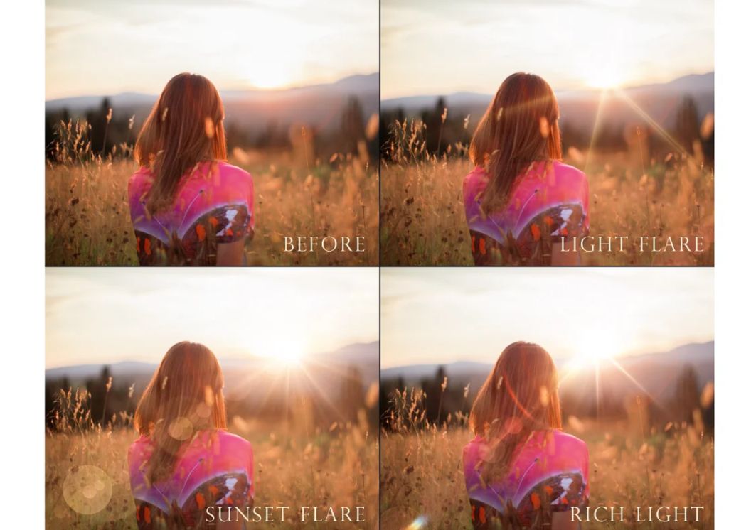 Creative Lens Flare Overlays