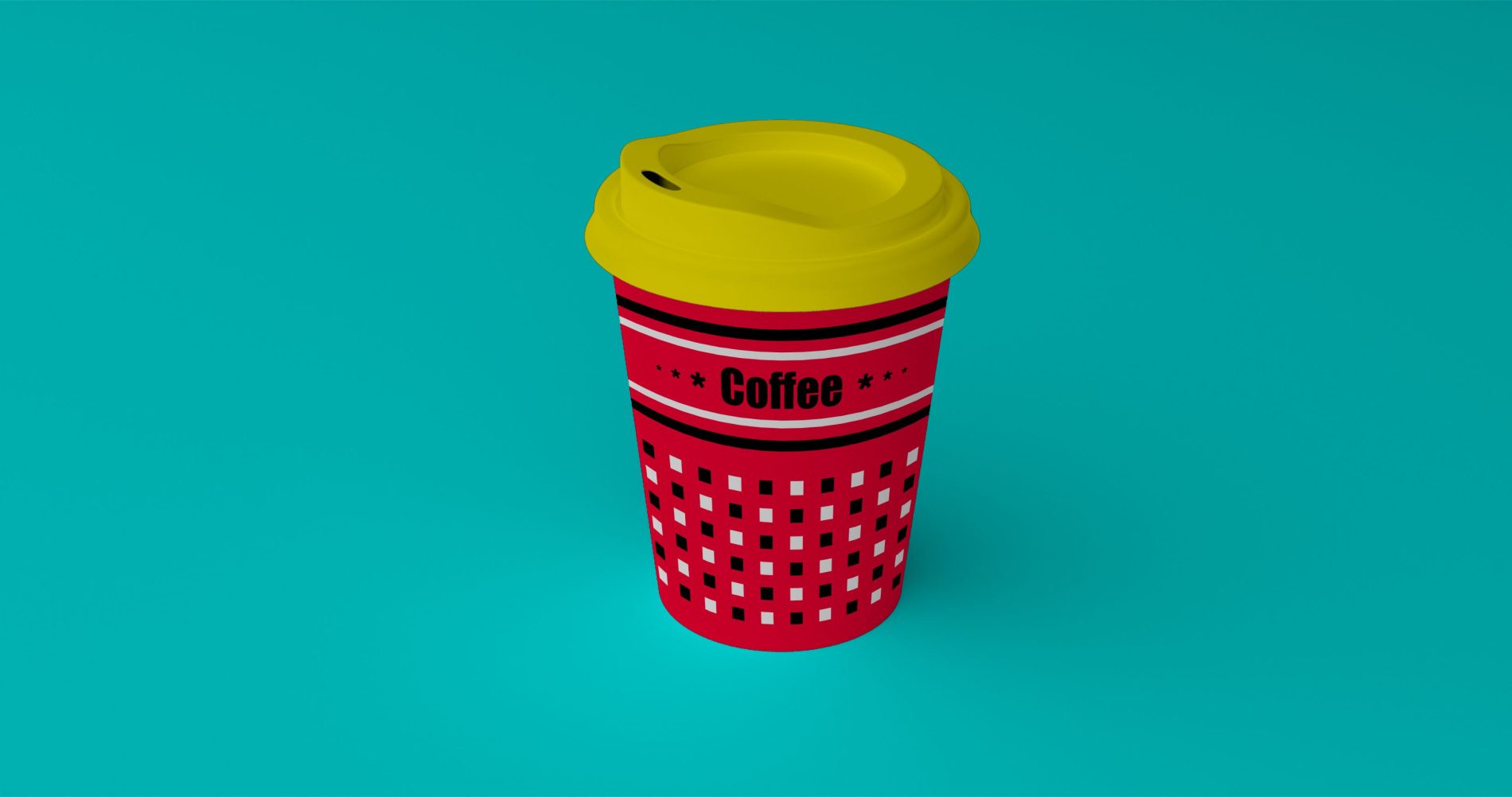 Coffee Cup Mockup Front View