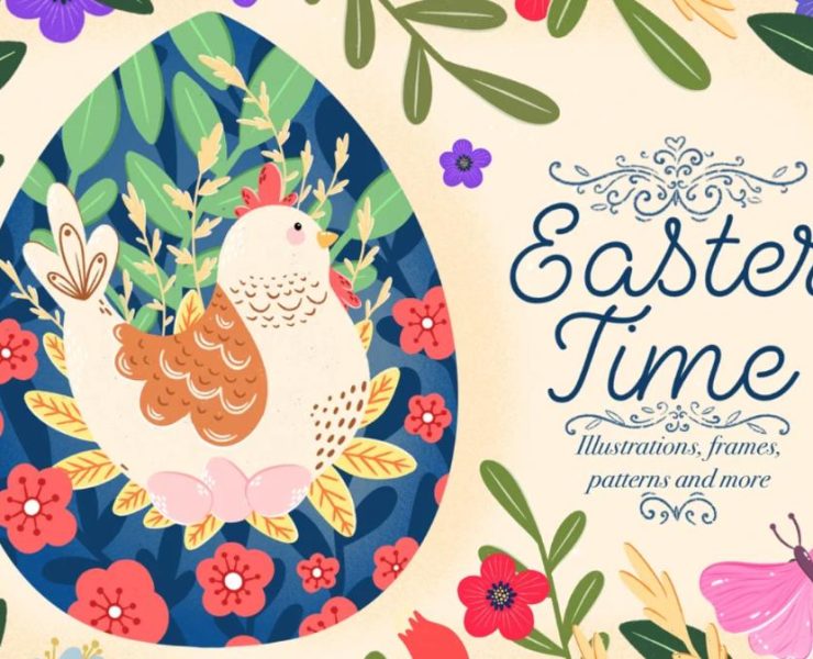 15+ Free Easter Illustrations Ai PNG Download